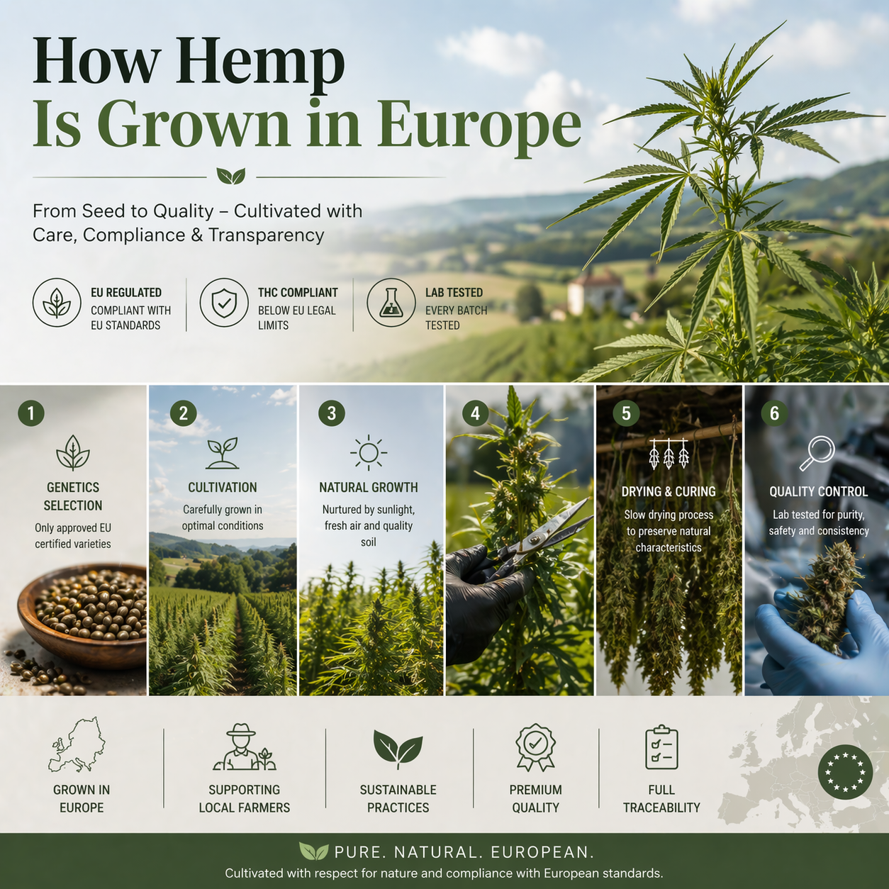 How Hemp Is Grown in Europe